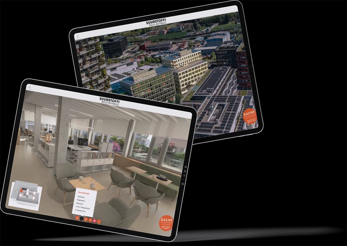 3D-Projektvisualisierung Suurstoffi
